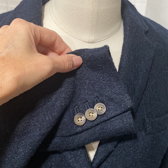 GAP The Academy Blazer 2 Button Lined Cotton Wool Blend Sz 6 - Picture 8 of 16